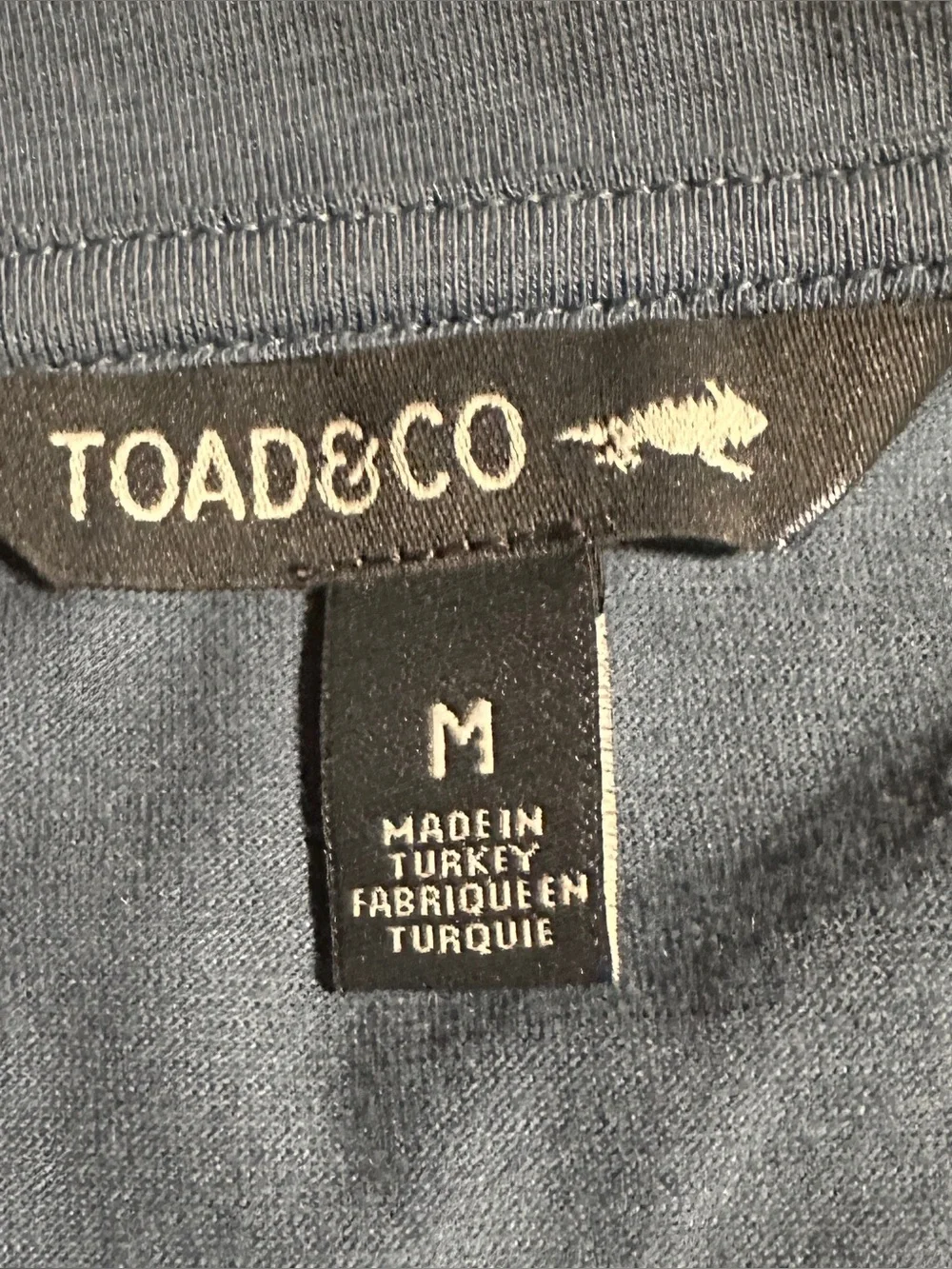 NWT Toad&Co Anza Short Sleeve Shirt Blue Women’s M - Picture 5 of 7